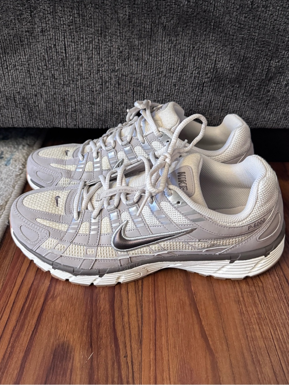 Nike P-6000 Men’s Athletic Sneakers in Light Gray